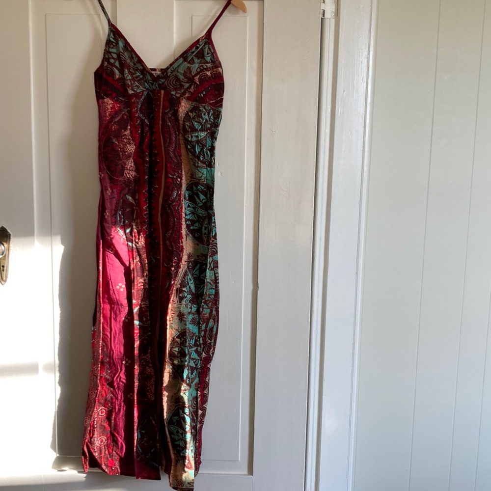 Colorful Boho Cotton Maxi Dress